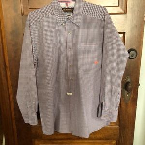 Lg Ariat Pro Series Mens Long Sleeve Shirt